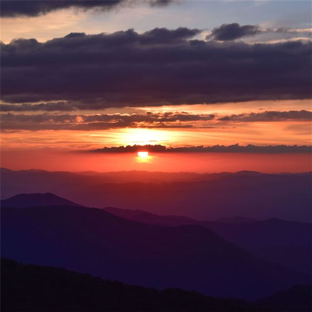 2048x2048 sunset during golden hour 5k - 5k iPad Air Wallpaper