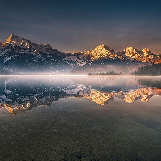 2048x2048 morning reflection 5k - reflection iPad Air Wallpaper