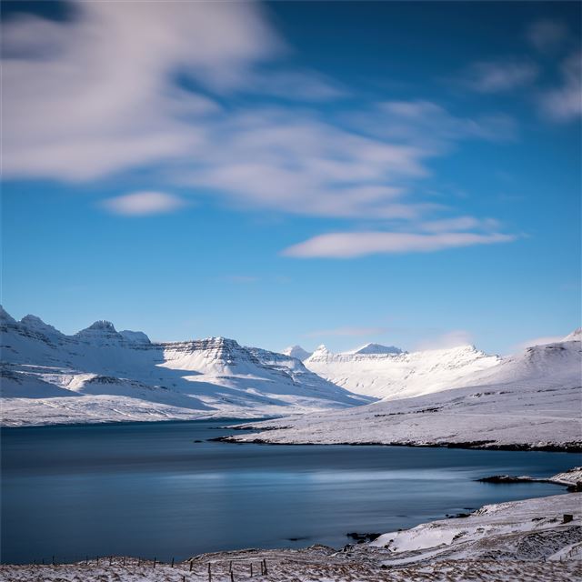 2048x2048 iceland mountains afternoon 5k - iceland iPad Air Wallpaper