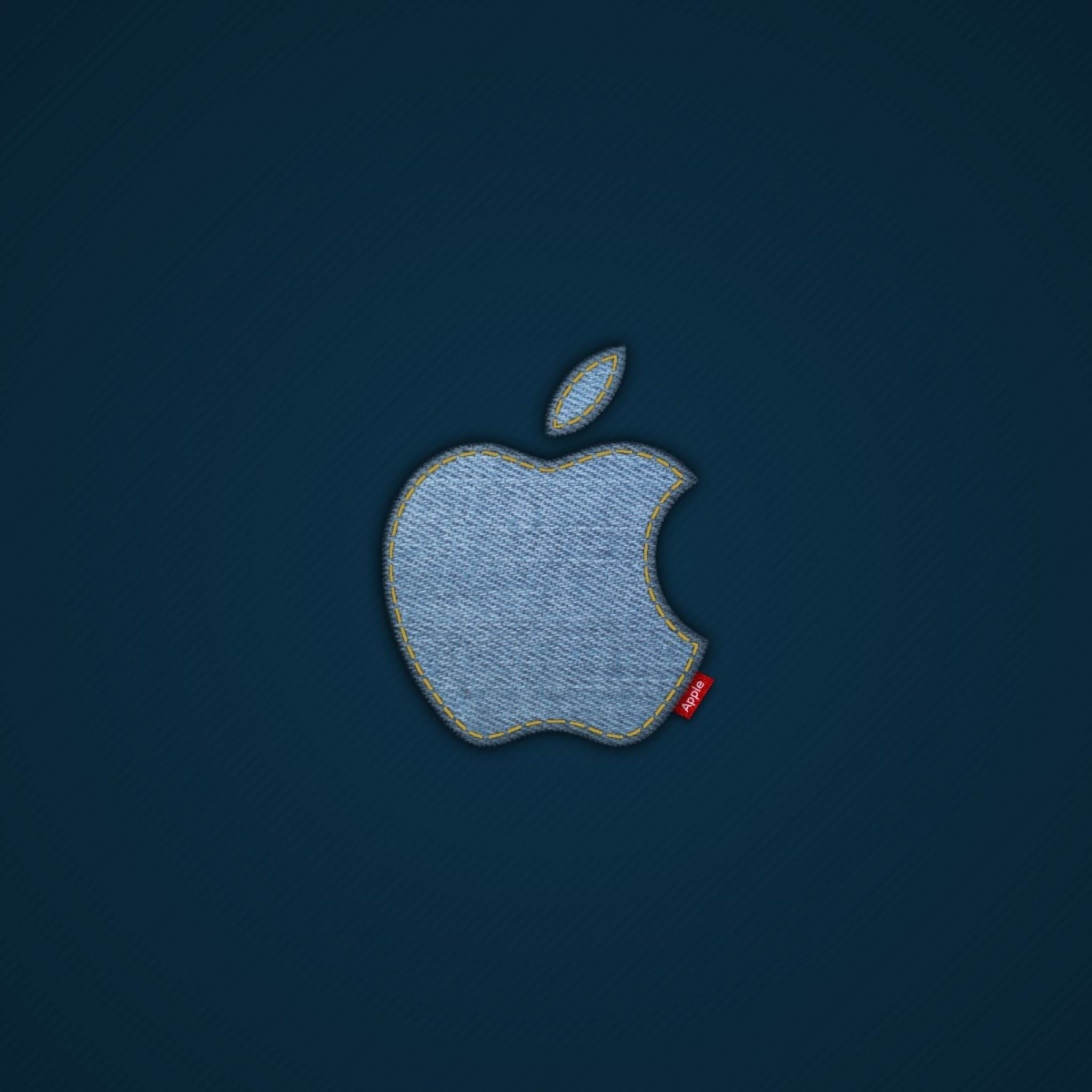 Apple Blue Jeans Logo iPad Air wallpaper 