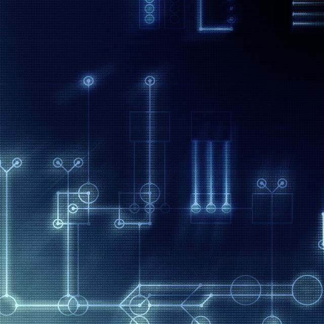 2048x2048 Hi Tech Texture - light iPad Air Wallpaper