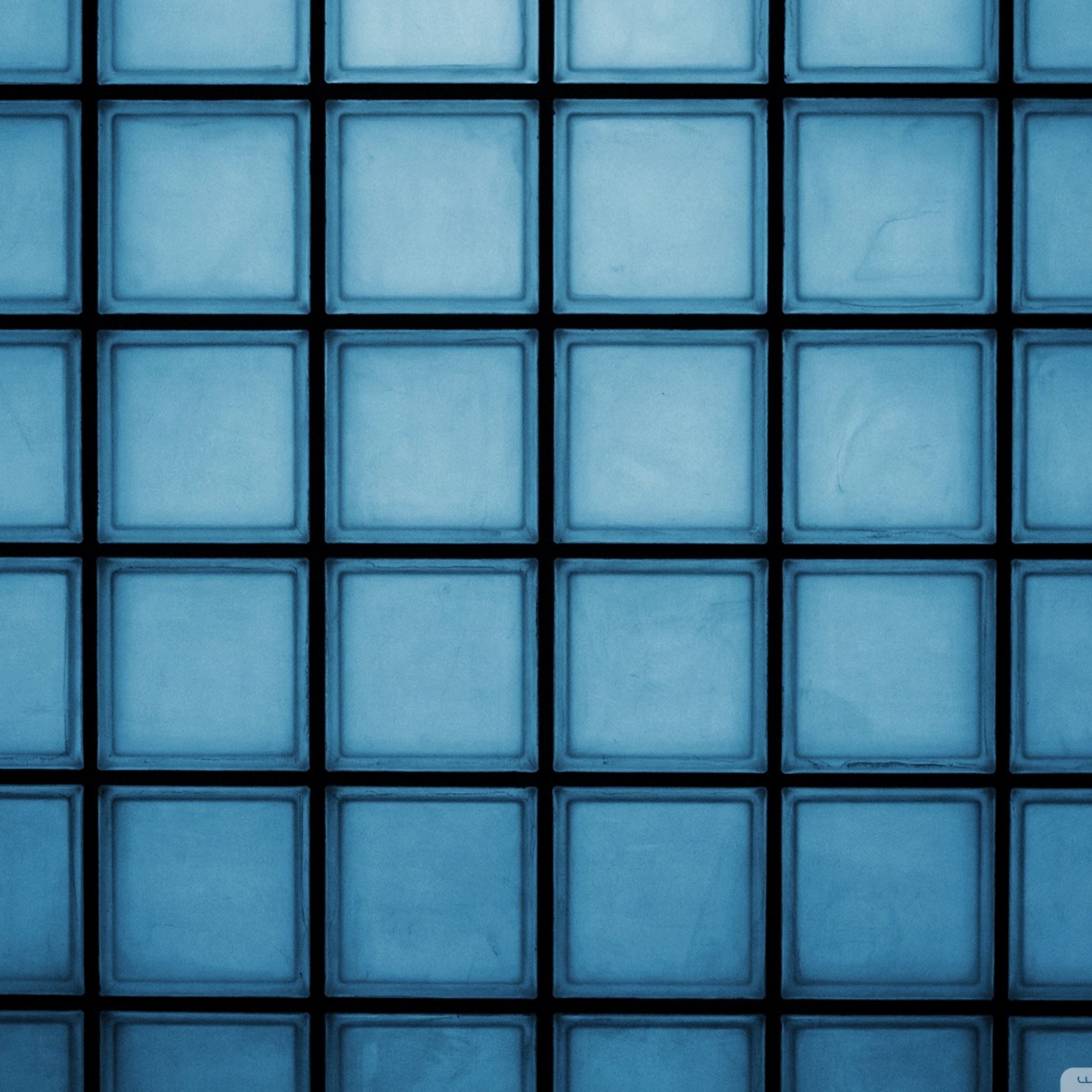 Blue Squares iPad Air wallpaper 
