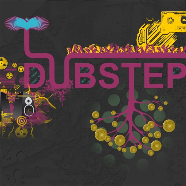 2048x2048 Dubstep Baby - yellow iPad Air Wallpaper