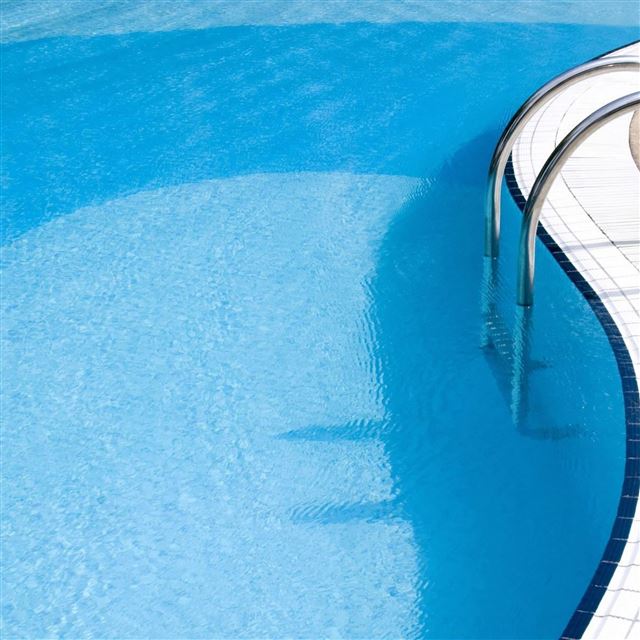 2048x2048 Pool Water Blue - white iPad Air Wallpaper