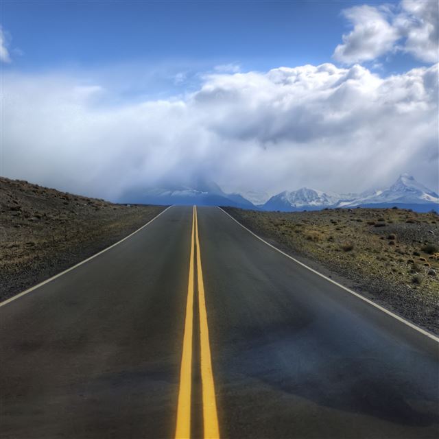 2048x2048 Road in Argentina - road iPad Air Wallpaper