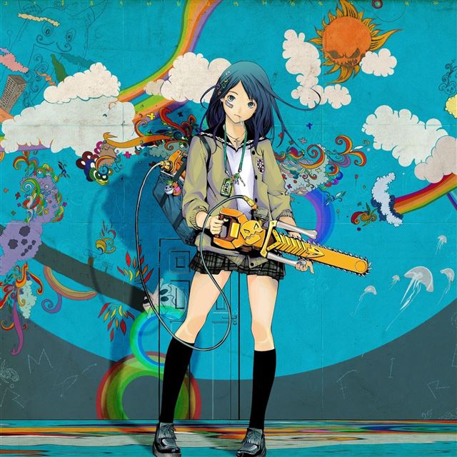 2048x2048 Girl Rocks - beautiful iPad Air Wallpaper