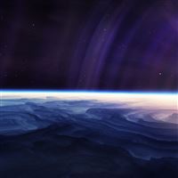 Light Stars Planet wallpaper