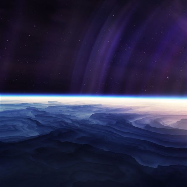 2048x2048 Light Stars Planet - light iPad Air Wallpaper