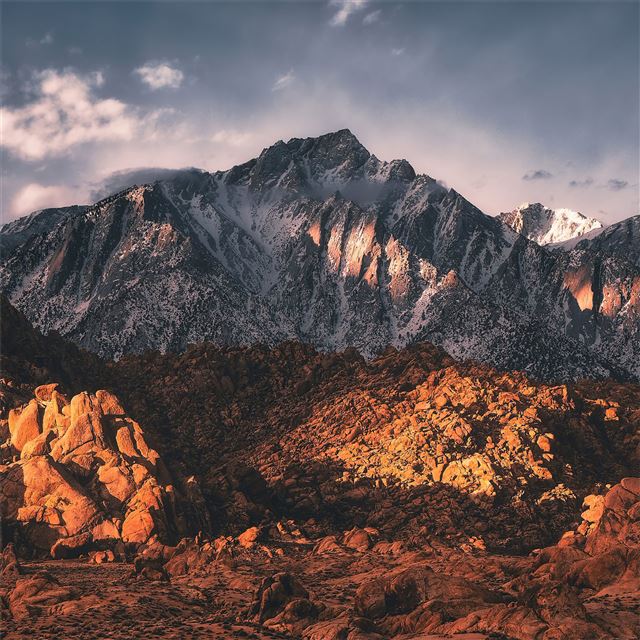 2732x2732 landscape mountains 4k - nature iPad Air Wallpaper