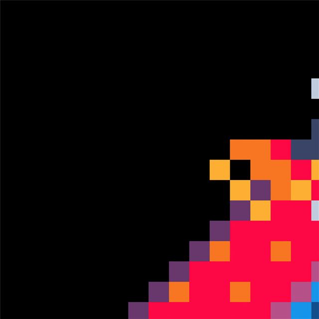2732x2732 microsoft build grid dark 5k - black iPad Air Wallpaper