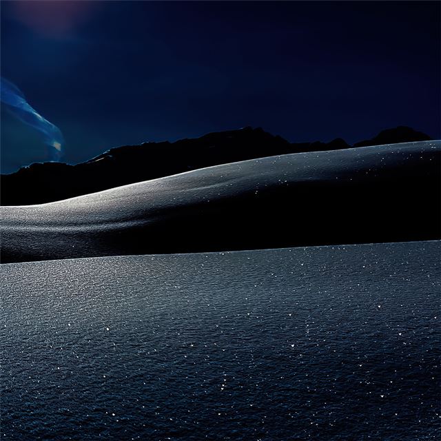 2732x2732 winter view night snow switzerland 4k - winter iPad Air Wallpaper