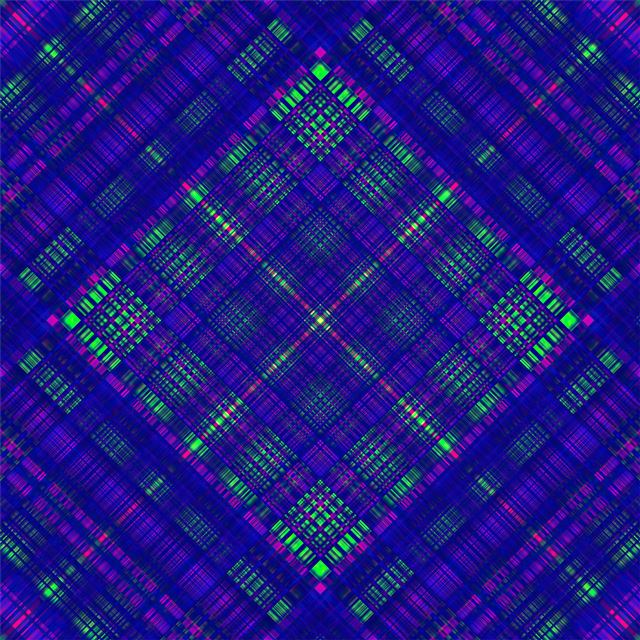 2732x2732 threads web blue abstract 4k - digital art iPad Air Wallpaper
