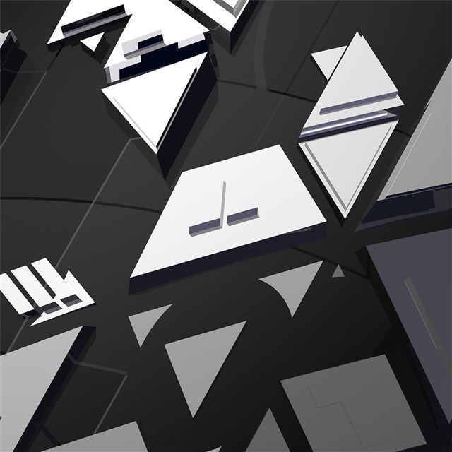 2732x2732 dark mirrors abstract 4k - artwork iPad Air Wallpaper