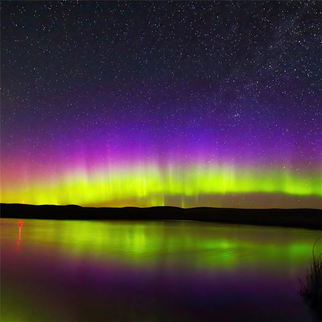 2732x2732 aurora evening 5k - 5k iPad Air Wallpaper