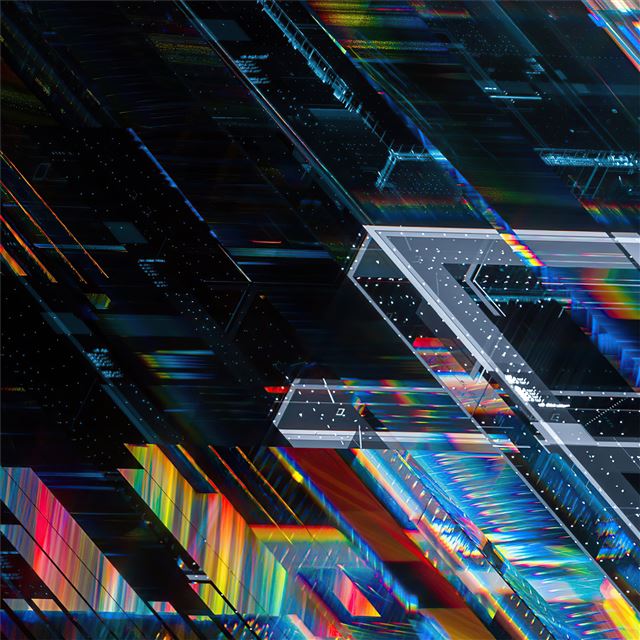2732x2732 crosschain shapes 4k -  iPad Air Wallpaper