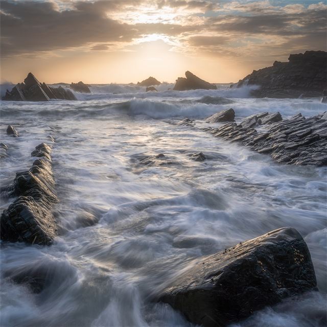 2732x2732 hartland quay 5k - nature iPad Air Wallpaper