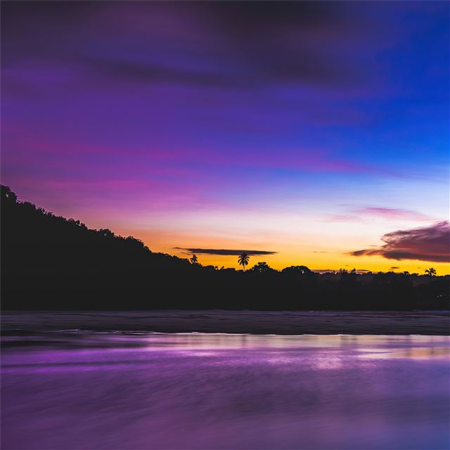2732x2732 beautiful sunset lake 4k - nature iPad Air Wallpaper