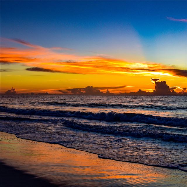2732x2732 sunrise garden city beach 5k -  iPad Air Wallpaper