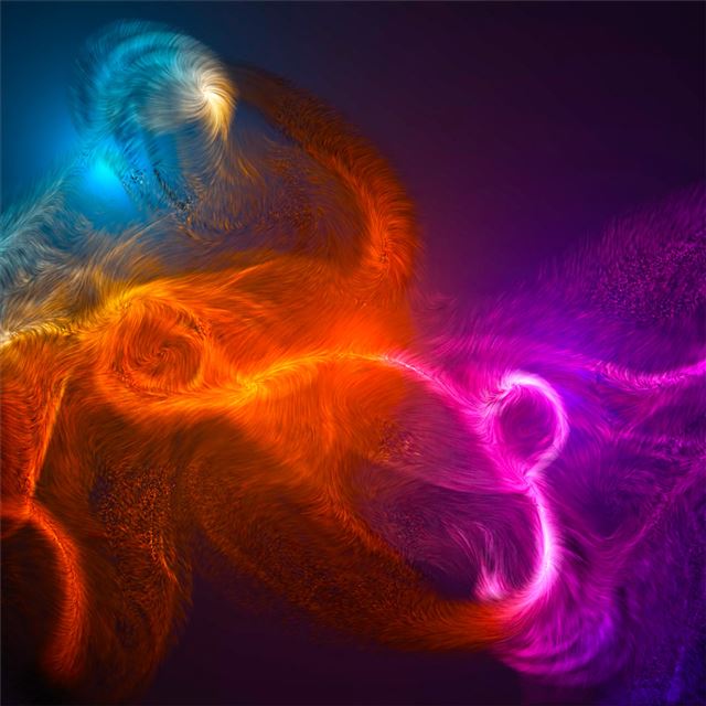 2048x2048 fuzzy vortex 5k -  iPad Wallpaper