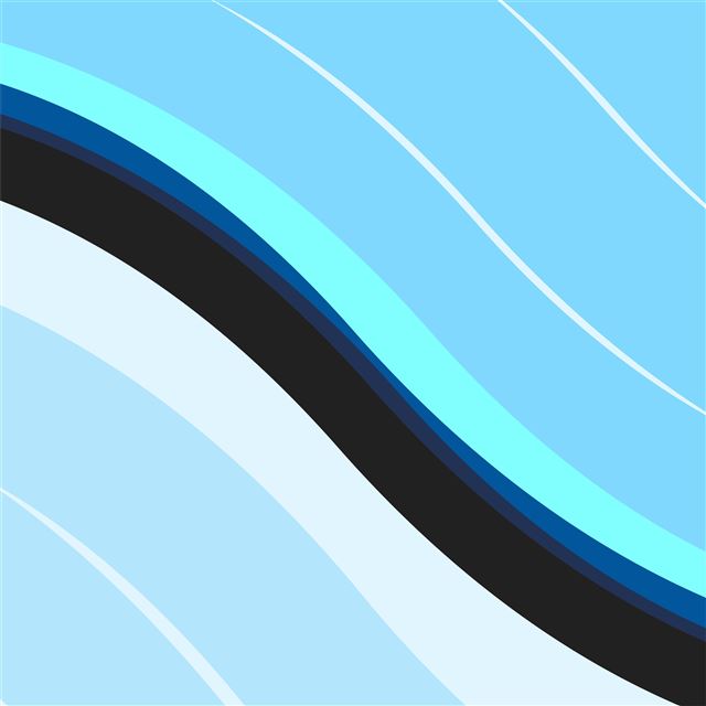 2732x2732 wavy lines light blue minimal 8k -  iPad Air Wallpaper