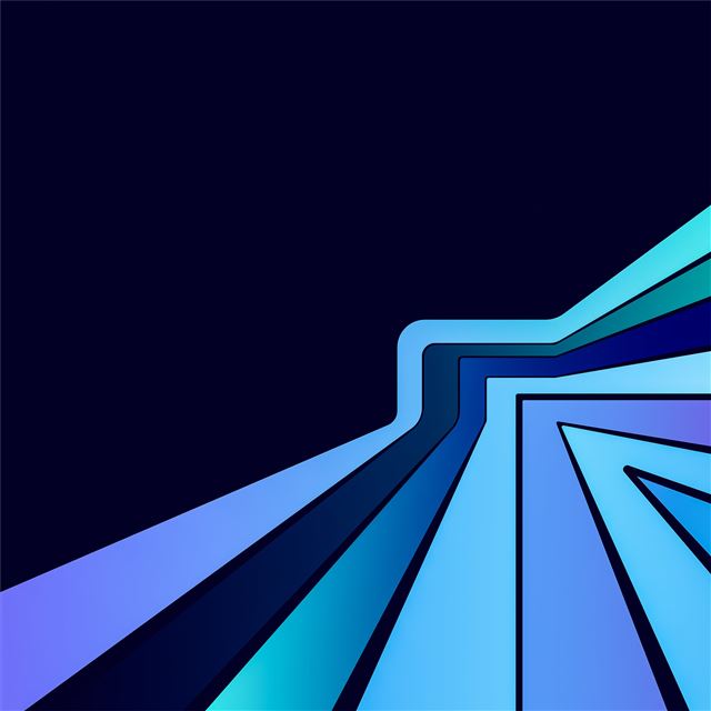 2732x2732 rising shapes abstract 4k -  iPad Air Wallpaper