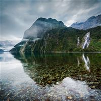 New Zealand Lake Landscape wallpaper