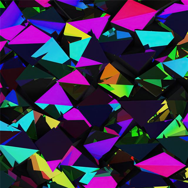 2732x2732 shapes triangle geometry 5k -  iPad Air Wallpaper