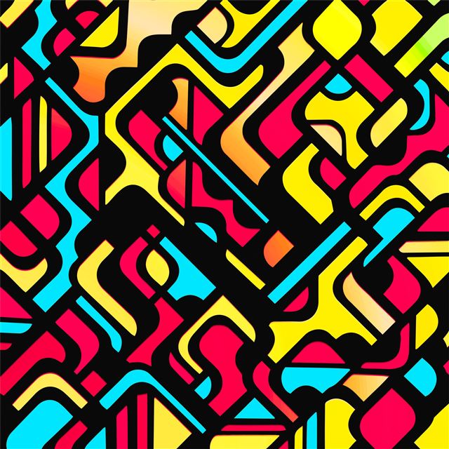 2048x2048 nath abstract colorful 15k -  iPad Wallpaper