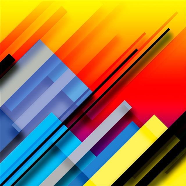 2732x2732 geometry cgi abstract 8k -  iPad Air Wallpaper