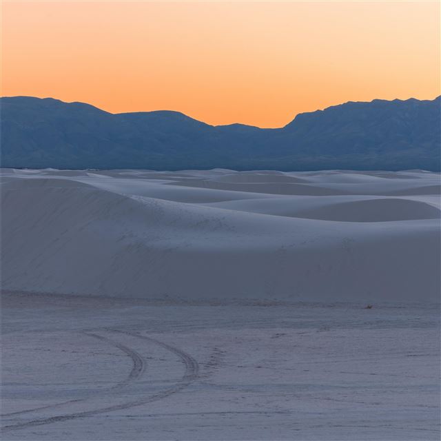 2732x2732 sun is setting over white sands -  iPad Air Wallpaper