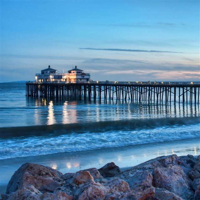 2048x2048 Evening in malibu - evening iPad Air Wallpaper