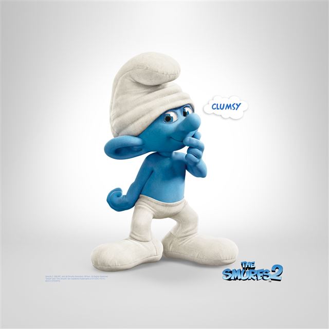 2048x2048 Clumsy The Smurfs 2 -  iPad Air Wallpaper