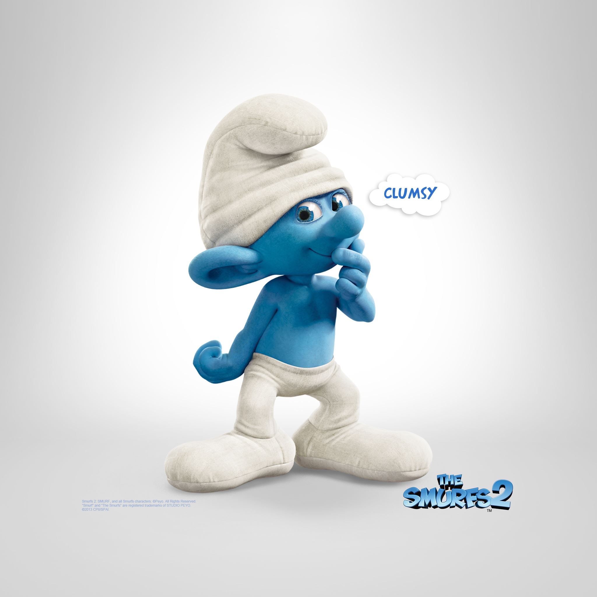 Clumsy The Smurfs 2 iPad Air wallpaper 