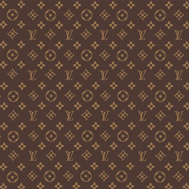 2048x2048 Louis Vuitton Print - black iPad Air Wallpaper