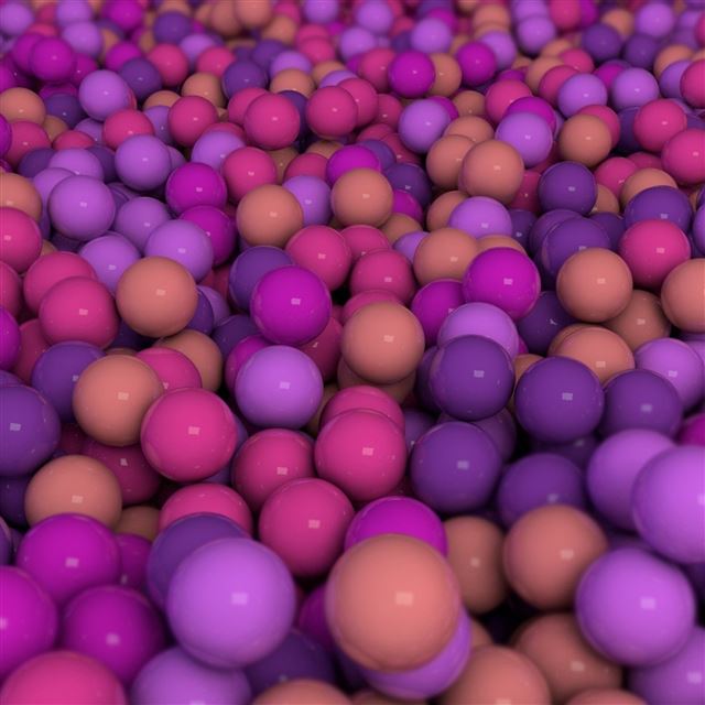 2048x2048 Multi Color Ball - pink iPad Air Wallpaper