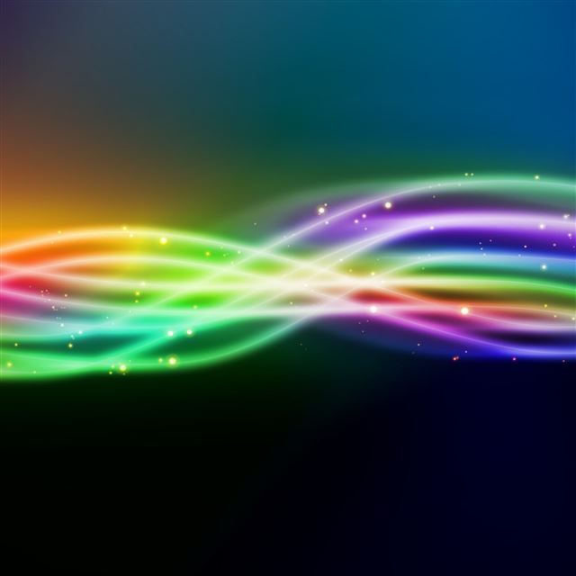 2048x2048 Line Light Rainbow - colorful iPad Air Wallpaper