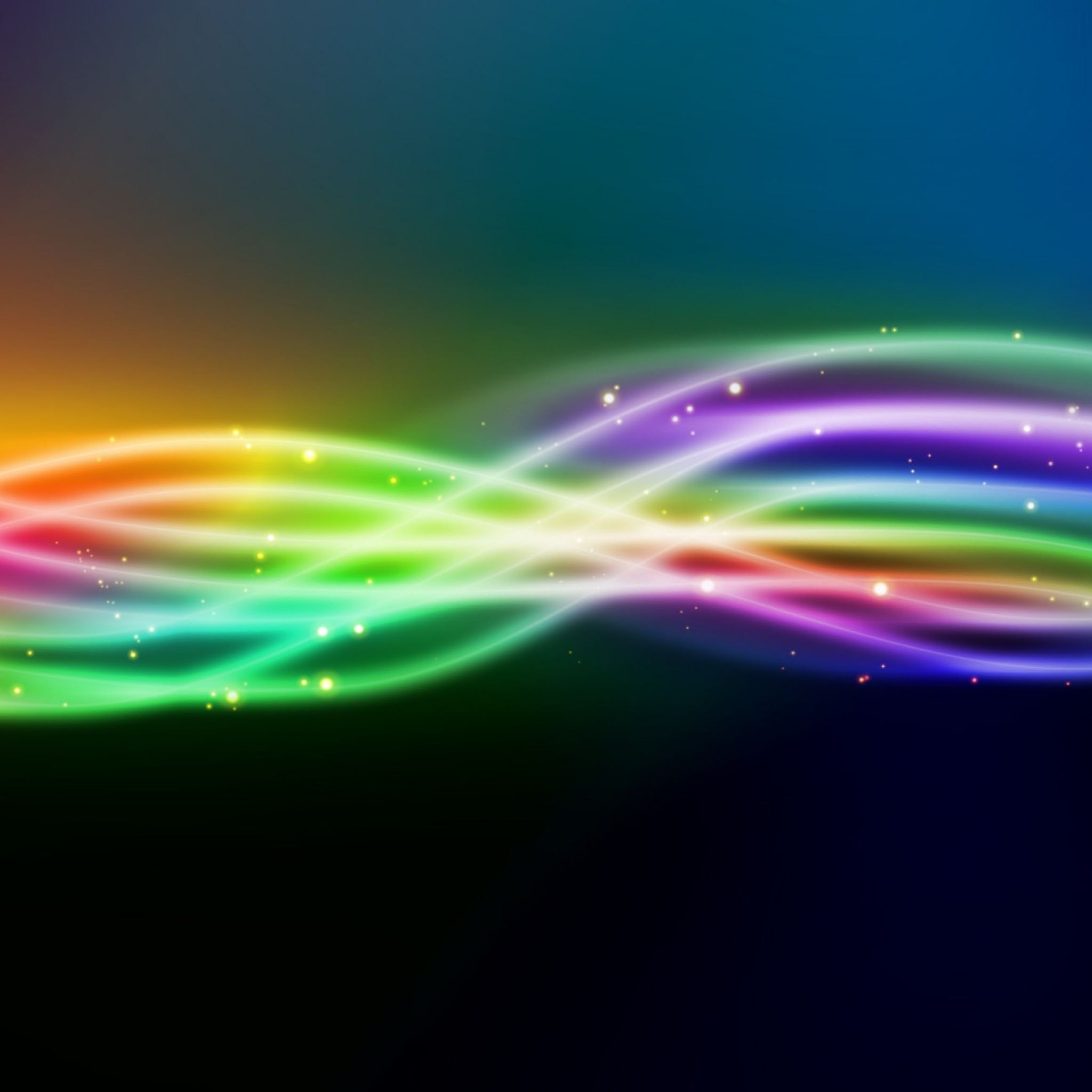 Line Light Rainbow iPad Air wallpaper 