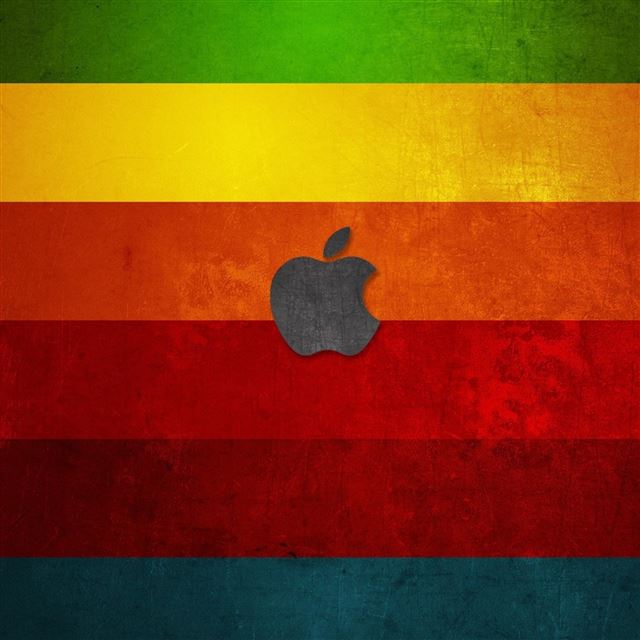 2048x2048 Color Bar Background Apple - logo iPad Air Wallpaper