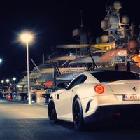 Ferrari 599 GTO White Night wallpaper
