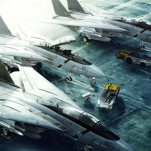 2048x2048 Grumman F 14 Tomcat - sunshine iPad Air Wallpaper