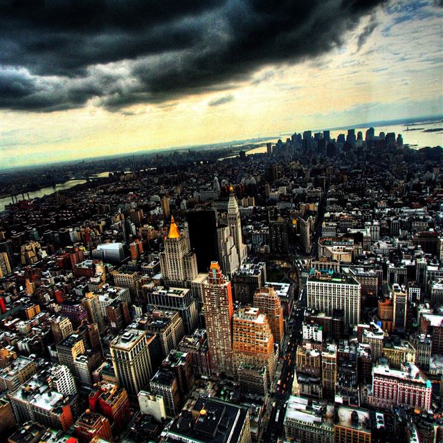 2048x2048 NYC Wallpaper - pink iPad Air Wallpaper