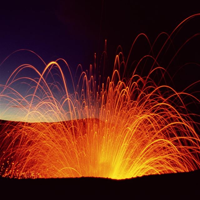2048x2048 Fire Works - line iPad Air Wallpaper
