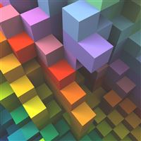 Color stairs wallpaper