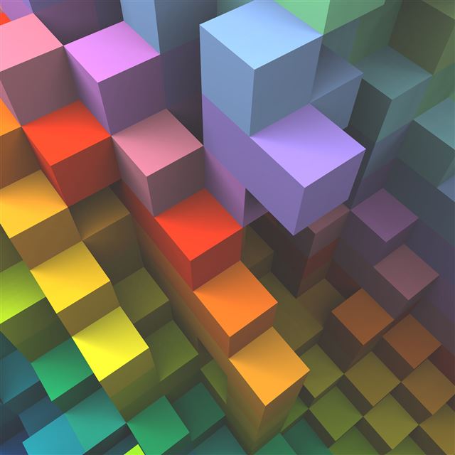 2048x2048 Color stairs - pink iPad Air Wallpaper