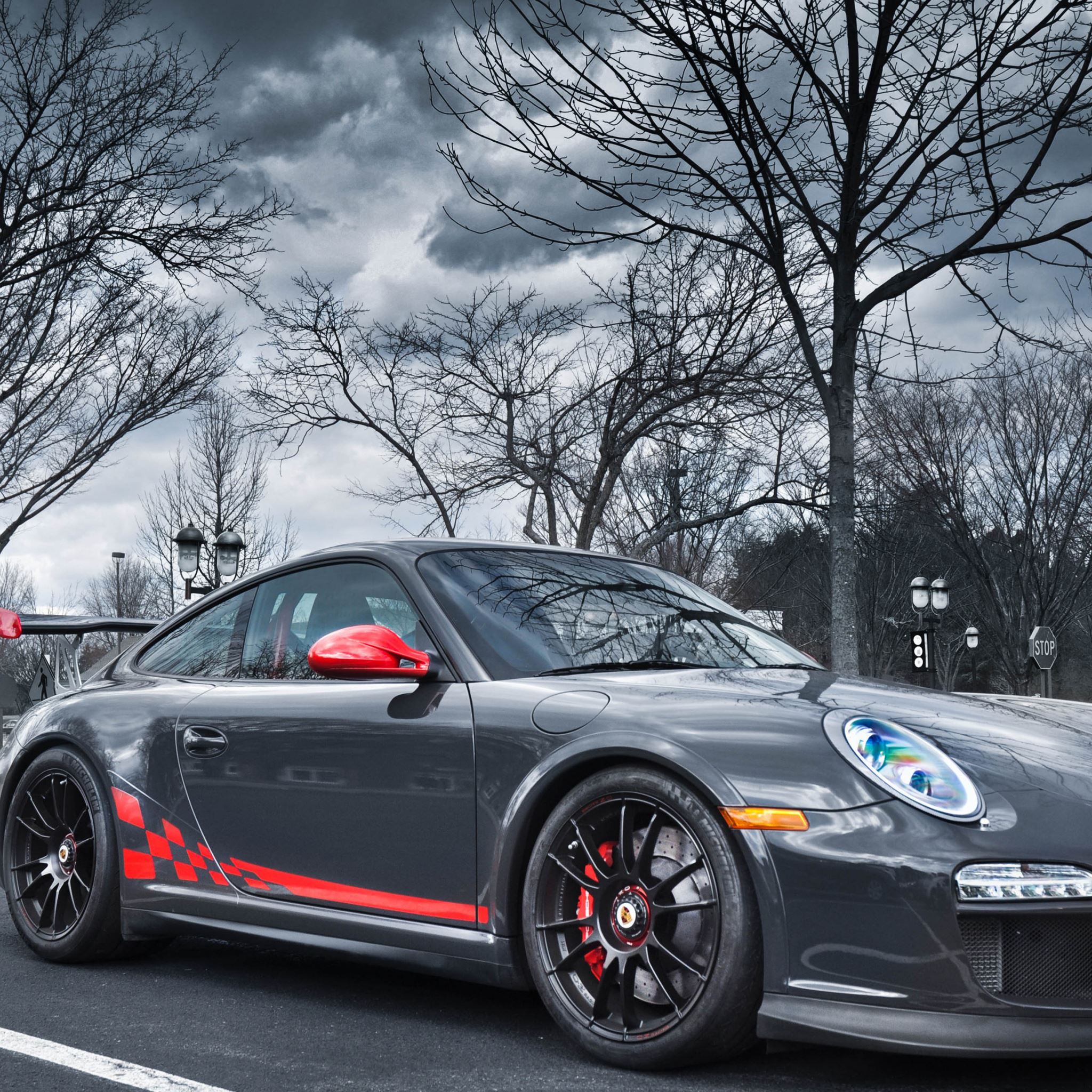 Porsche 911 sport tuning iPad Air wallpaper 