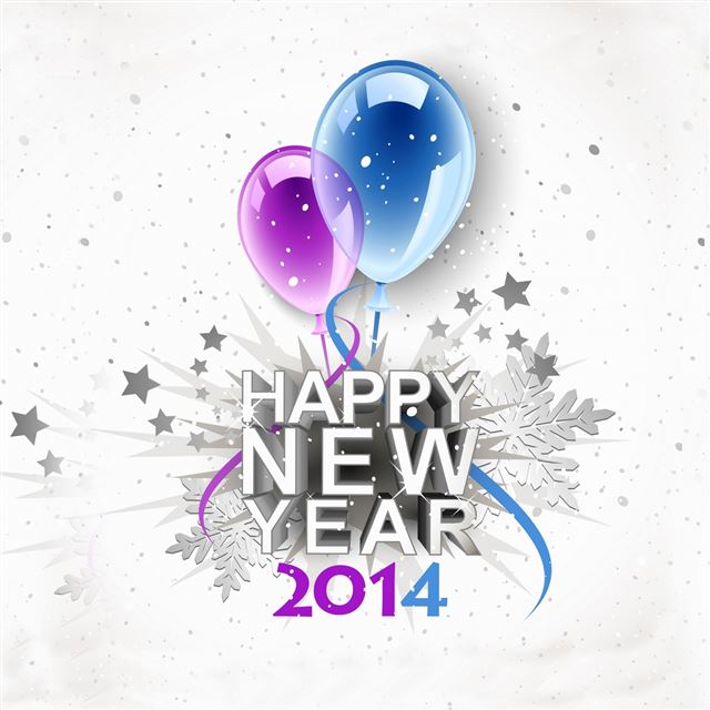 2048x2048 Bye bye 2013 welcome 2014 - new year iPad Air Wallpaper