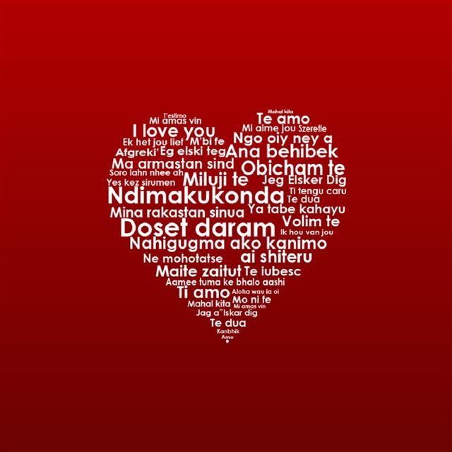 2048x2048 I love you -  iPad Air Wallpaper