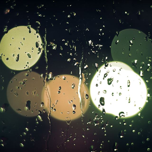 2048x2048 Raindrops On Glass - glass iPad Air Wallpaper