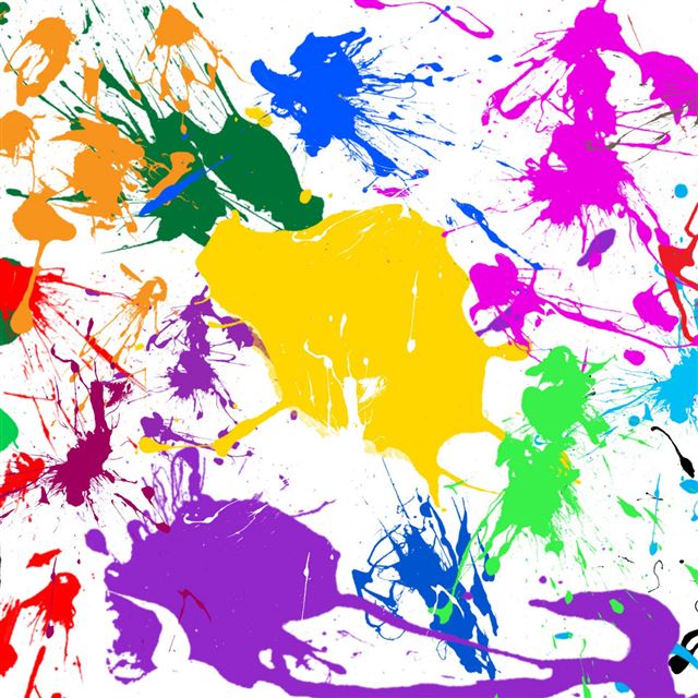 2048x2048 Paint Splatter Colorful - colorful iPad Air Wallpaper
