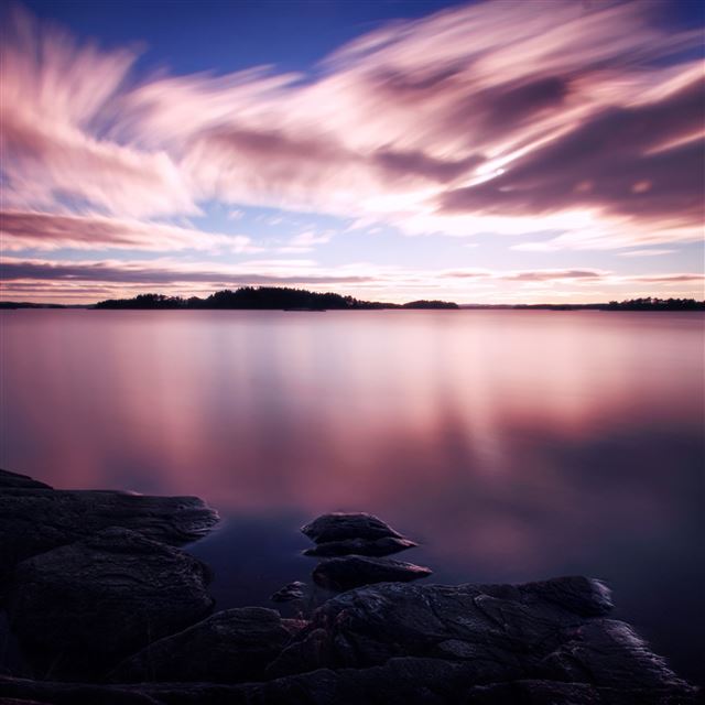 2048x2048 Dusk Long Exposure - long iPad Air Wallpaper